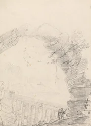 Ponte delle Torri, visto attraverso un arco